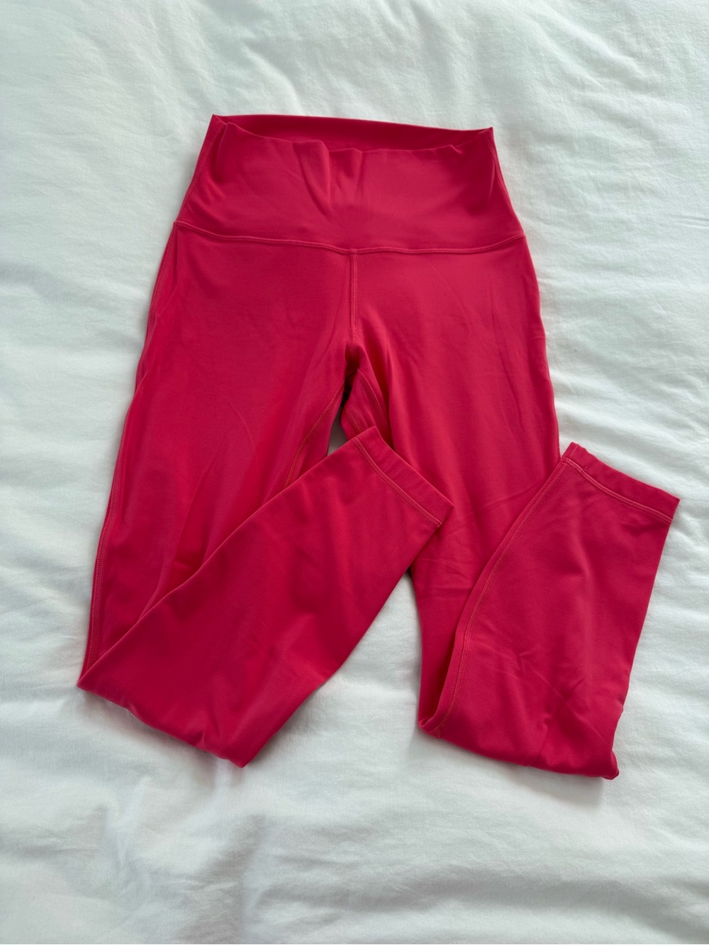 High-Waist Pink Active Leggings